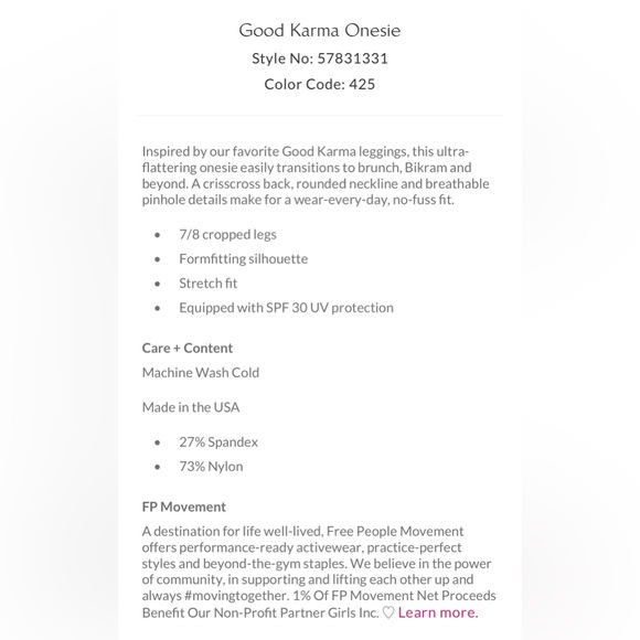 FREE PEOPLE FPMOVEMENT GOOD KARMA ONSIE Blue River XS/S NEW!! CRISS CROSS BACK - Picture 5 of 8